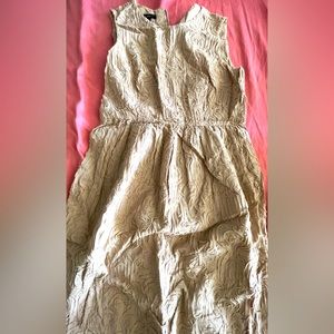 Rosette texture 100% cotton dress SZ 4P